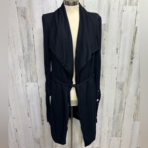 Thread & Supply Black Waterfall‎ Drape Jacket
